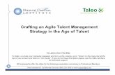 Crafting an Agile Talent Management Strategy in the Age of