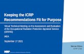 Keeping the ICRP Recommendations Fit for Purpose