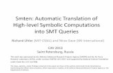 Smten: Automatic Translation of High-level Symbolic