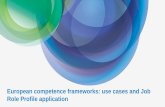 European competence frameworks: use cases and Job Role ...
