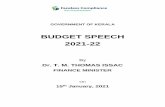 BUDGET SPEECH 2021-22 - Faceless Compliance