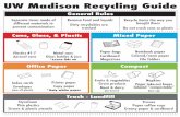 UW Madison Recycling Guide