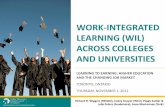 WORK-INTEGRATED LEARNING (WIL) ACROSS COLLEGES AND ...