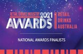 NATIONAL AWARDS FINALISTS - Retail Drinks