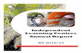Independent Learning Centres Annual Report