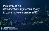 Inclusivity at NIST: Recent actions supporting equity in ...