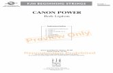 Canon PowEr - Luck's Music