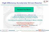 High Efficiency Accelerator Driven Reactor