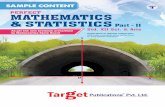 MATHEMATICS & STATISTICS - Target Publications
