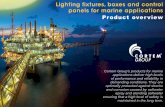 Lighting fixtures, boxes and control panels for marine ...