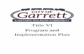 Title VI Program and Implementation Plan