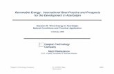 Renewable Energy: International Best-Practice and ...
