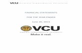Virginia Commonwealth University Finanical Statements ...