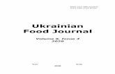 Ukrainian Food Journal - dspace.nuft.edu.ua