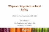 Wegmans Approach on Food Safety