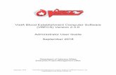 VistA Blood Establishment Computer Software (VBECS ...
