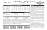 2017 Football Southern Conference - SoConSports.com