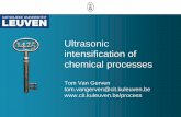 Ultrasonic intensification of