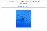 AUSTRALIAN ANIMAL PROTECTION LAW JOURNAL