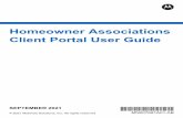 Homeowner Associations Client Portal User Guide