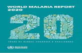 WORLD MALARIA REPORT 2020 - WHO