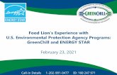 Food Lion’s Experience with U.S. Environmental Protection ...