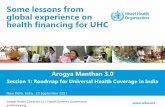 Some lessons from global experience on health financing ...