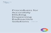 Procedures for Accurately Diluting and Dispensing ...