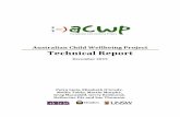 Australian Child Wellbeing Project Technical Report