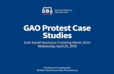GAO Protest Case Studies - U.S. Department of Defense