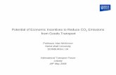 Potential of Economic Incentives to Reduce CO Emissions ...