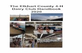 The Elkhart County 4-H Dairy Club Handbook 2020