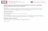 Interactions between Hofmeister Anions and the Binding ...