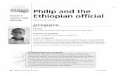 Philip and the Ethiopian ofﬁ cial