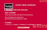 Audio data analysis - Telecom Paris