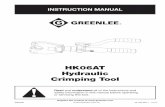 HK06AT Hydraulic Crimping Tool - mouser.com