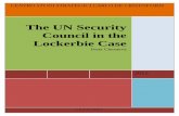 The UN Security Council in the Lockerbie Case