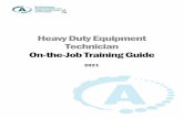 Heavy Duty Equipment Technician On-the-Job Training Guide