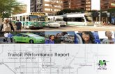 VA L L E Y M E T RO Transit Performance Report