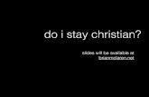 do i stay christian? - Brian McLaren