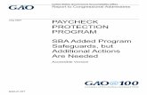 GAO-21-577, Accessible Version, PAYCHECK PROTECTION ...