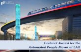 Contract Award for the Automated People Mover at LAX