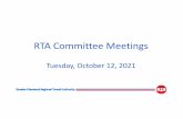 RTA Committee Meetings