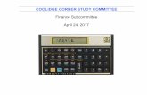 COOLIDGE CORNER STUDY COMMITTEE - Brookline, MA