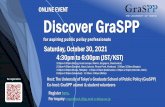 ONLINE EVENT Discover GraSPP