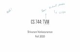 L Llvm T CS 744: TVM
