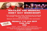 inset day workshop! matilda the musical