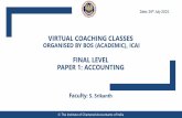 FINAL LEVEL PAPER 1: ACCOUNTING