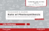 Rate of Photosynthesis - Van Andel Institute