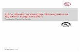 UL’s Medical Quality Management System Registration